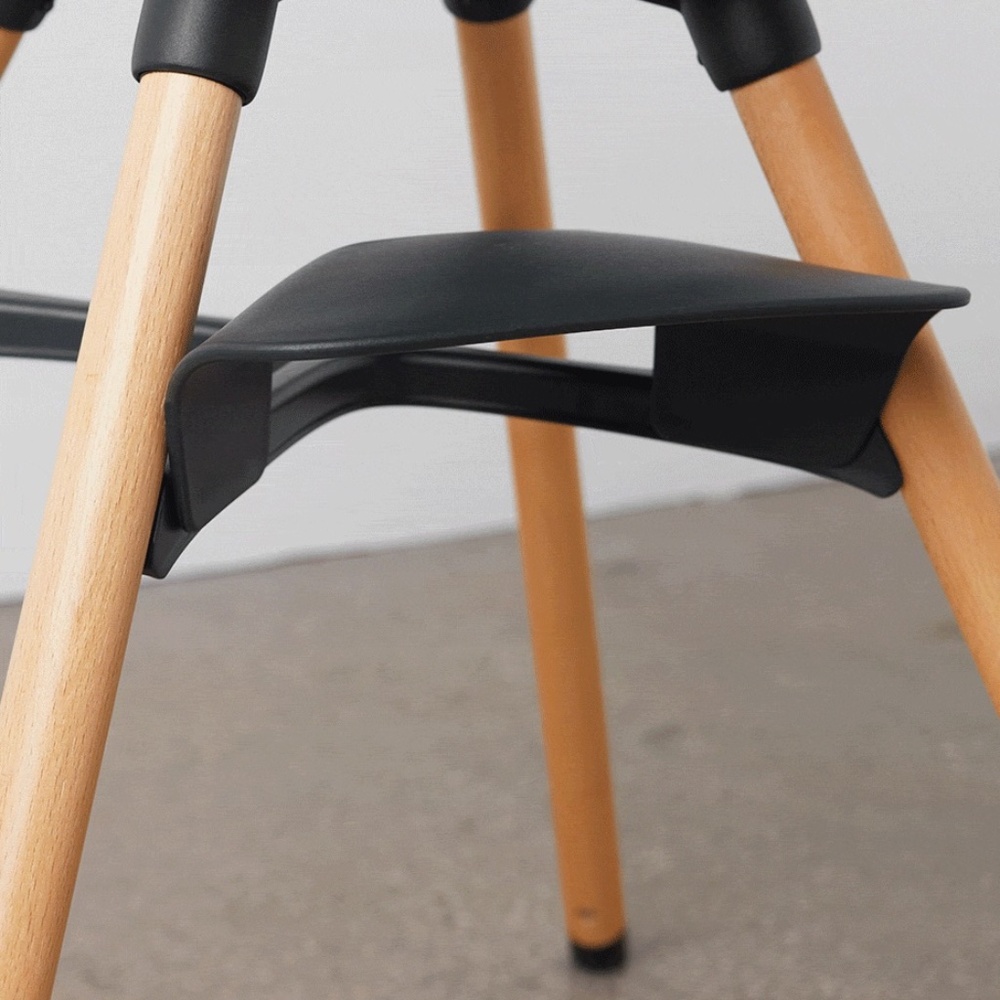 LIKE NEW Lalo The Chair Footrest and Crossbar (Black)